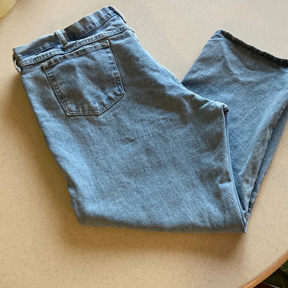 Wrangler Rugged Wear Men’s Jeans Sz 46x28 Excellent Pre-owned Condition Like New